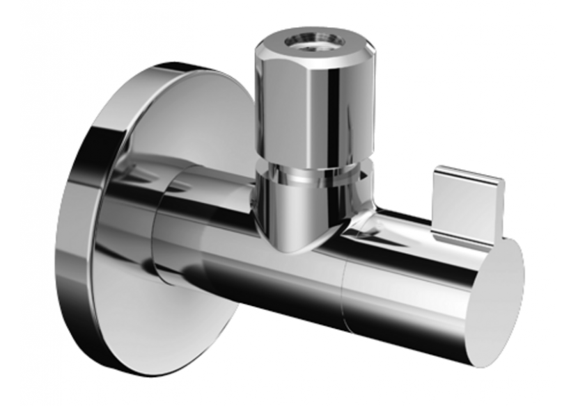 Robinet d'équerre design avec fonction de régulation WING - 053920699 - Schell