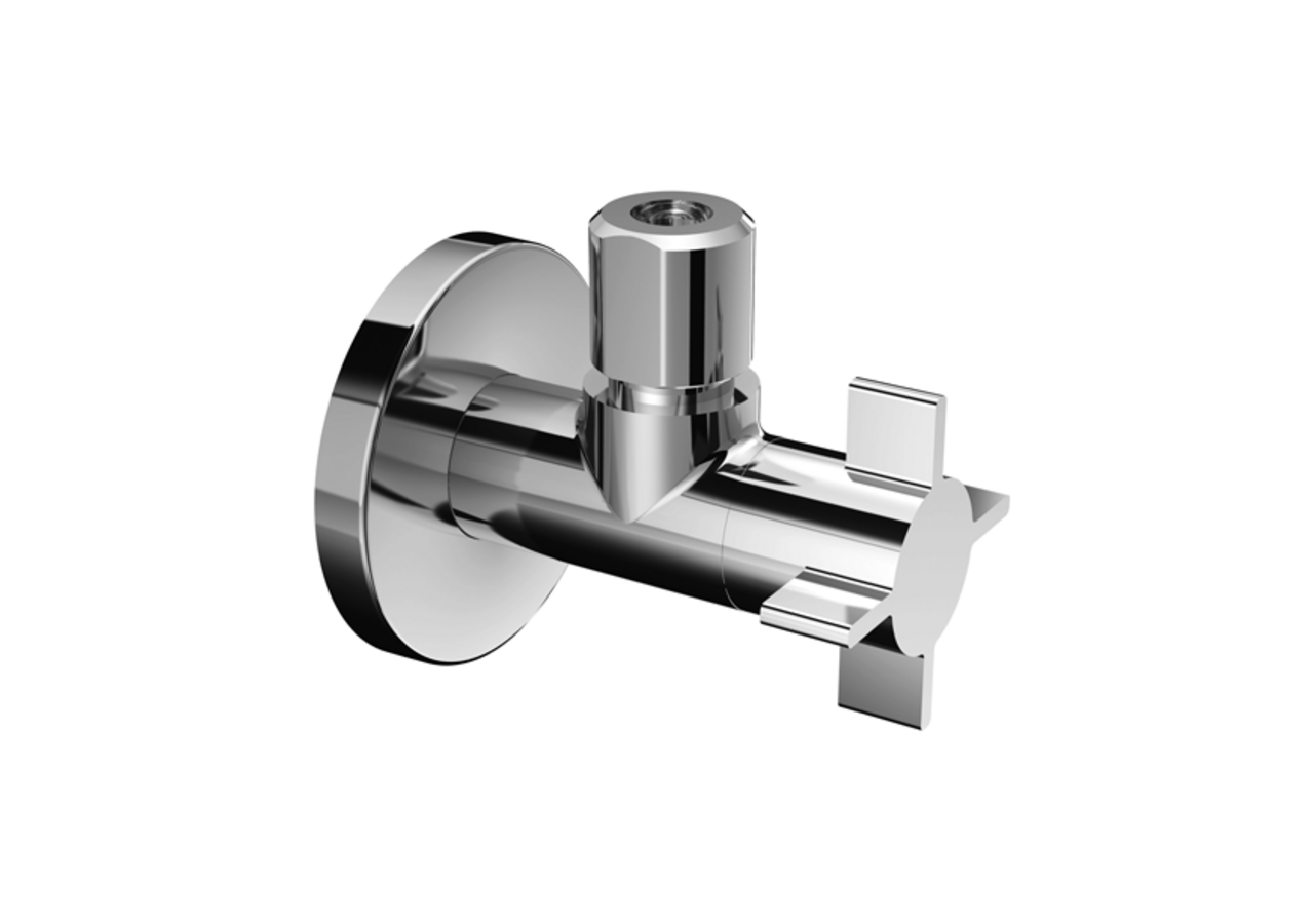 Robinet d'équerre design avec fonction de régulation 4WING - 053930699 - Schell