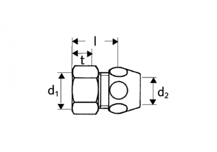 Raccord droit avec filetage femelle - 064080699 - Schell 2