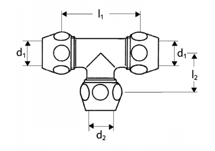 Raccord-T - 064550699 - Schell Raccord-T - 064550699 - Schell