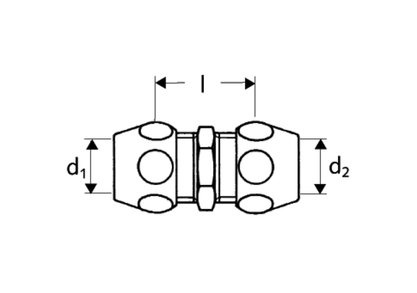 Raccord double - 065290699 - Schell Raccord double - 065290699 - Schell