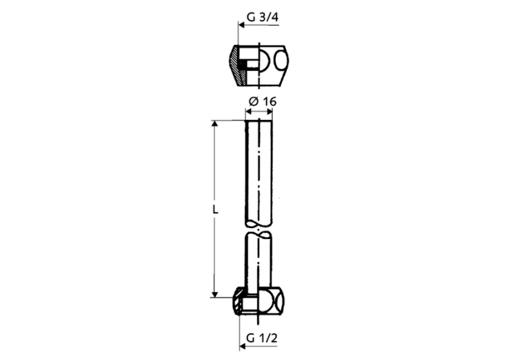Kit de tubes de raccordement pour panneau de douche - 084820699 - Schell 2