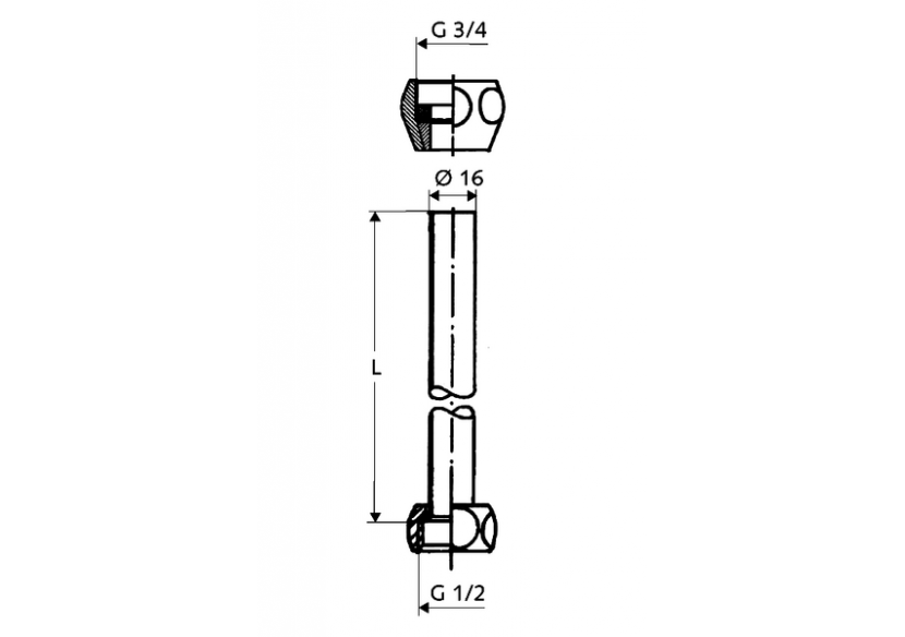 Kit de tubes de raccordement pour panneau de douche - 084820699 - Schell
