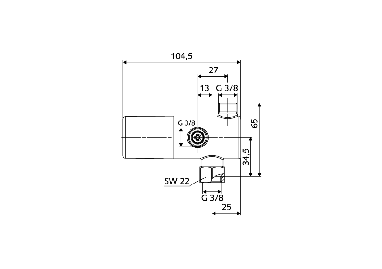 Thermostat pour robinet d’équerre - 094140699 - Schell