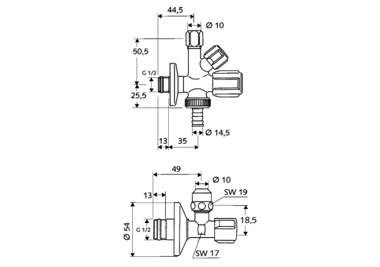 Kit de raccordement pour robinet COMFORT - 108620699 - Schell 2