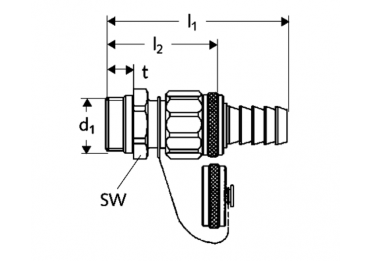 Robinet de remplissage et de vidange à broche - 139320099 - Schell 2