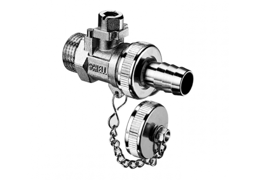 Robinet de remplissage et de vidange à boisseau sphérique avec manette - 139540399 - Schell