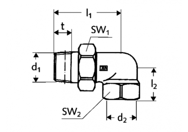 Raccord pour radiateur - 141060099 - Schell 2