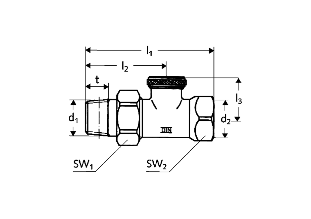 Raccord pour radiateur - 141160499 - Schell