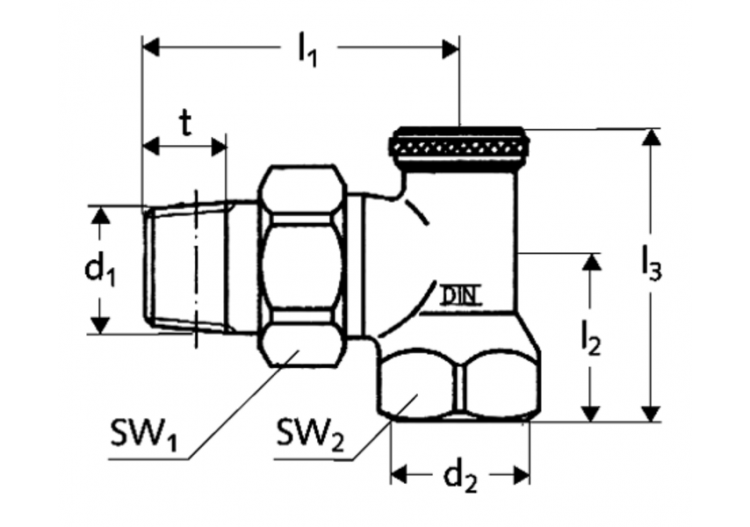 Raccord pour radiateur - 141210499 - Schell 2