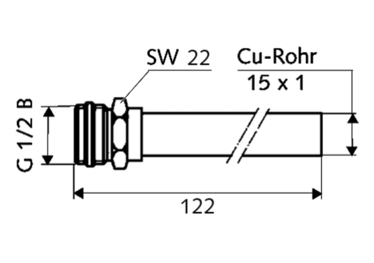 Tubulure de raccordement pour radiateur - 165400399 - Schell 2