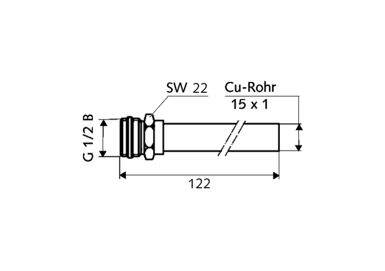 Tubulure de raccordement pour radiateur - 165400399 - Schell