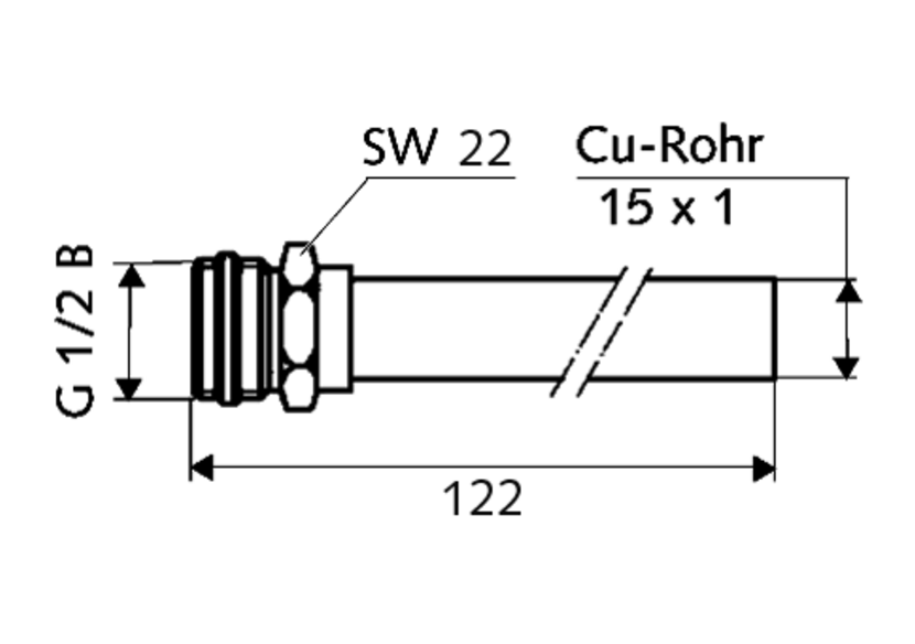 Tubulure de raccordement pour radiateur - 165400399 - Schell