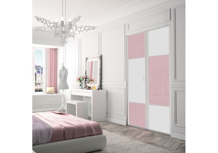 Façade de placard 2 portes pivotante Candy - Kazed : Confort'Mat 2