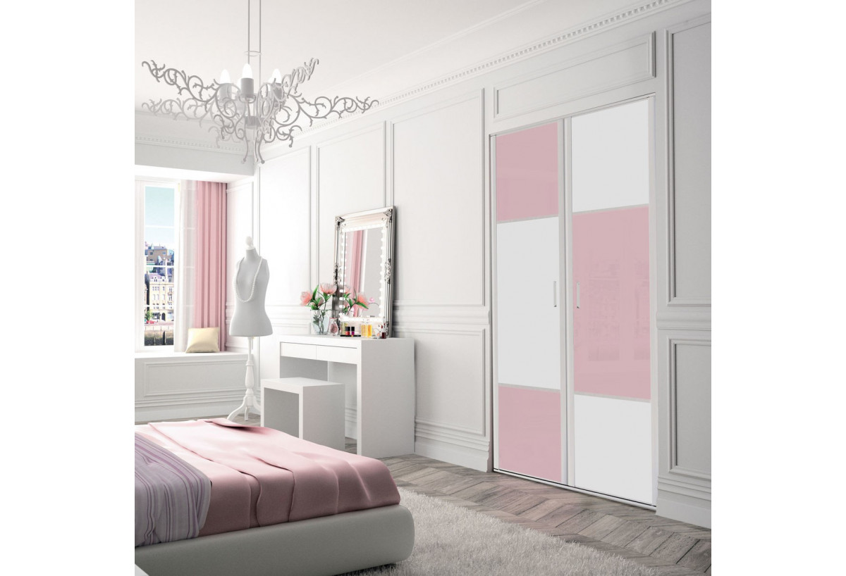 Façade de placard 2 portes pivotante Candy - Kazed : Confort'Mat