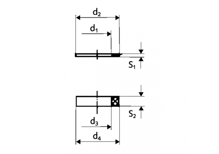 Joint à écrasement pour raccord à compression - 266150099 - Schell 2