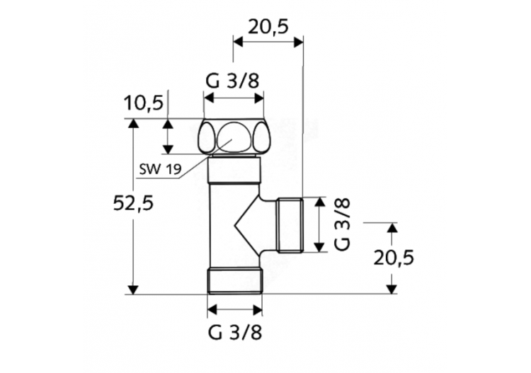 Raccord-T - 270280699 - Schell 2