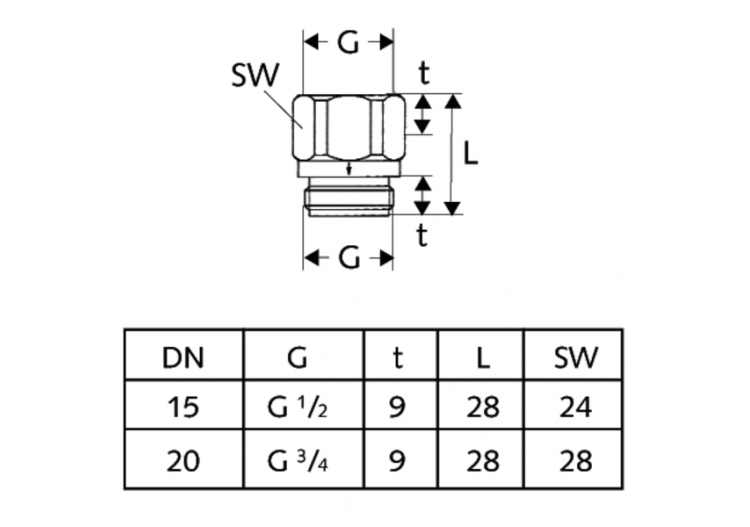 Clapet antiretour DN15 - 285030699 - Schell 2