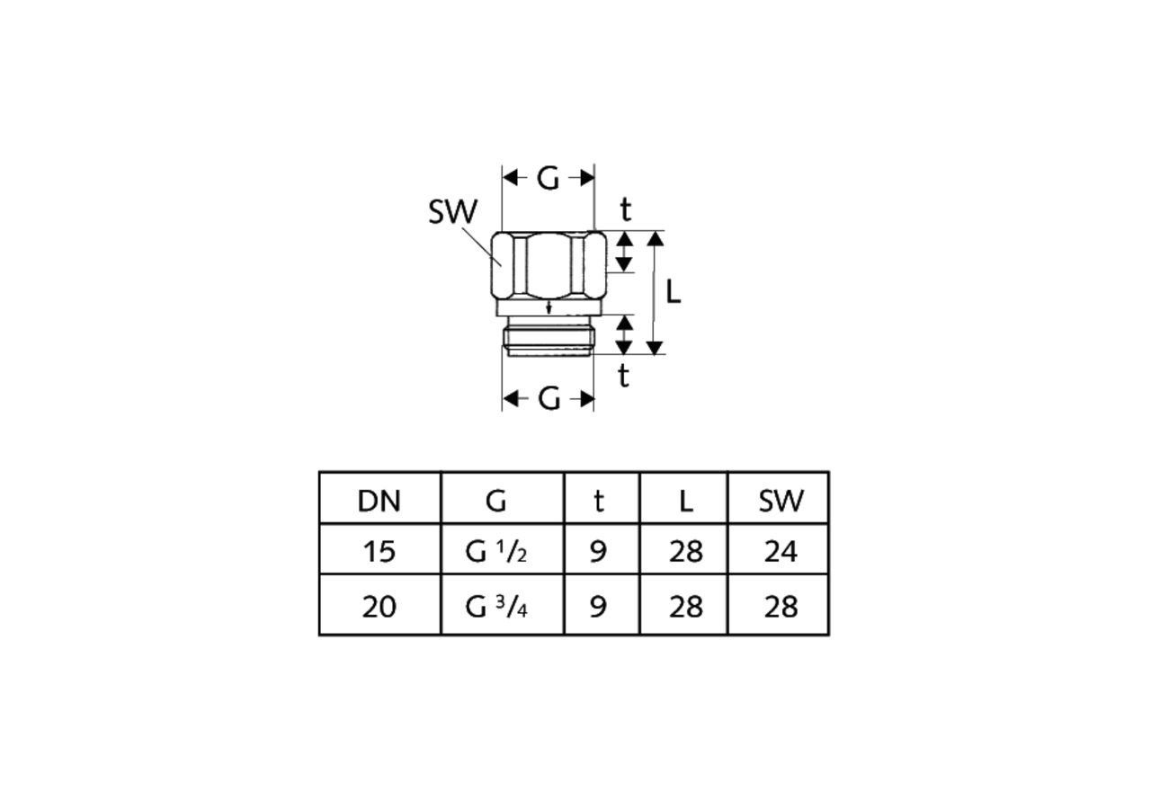 Clapet antiretour DN15 - 285030699 - Schell