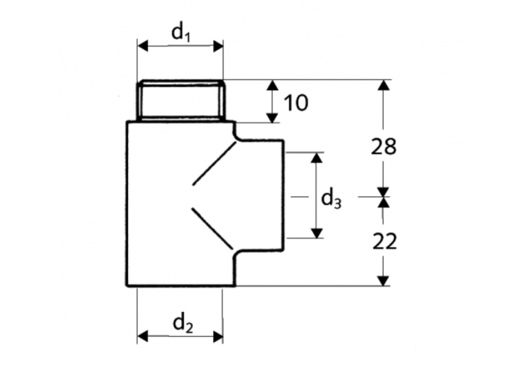 Raccord-T - 442020699 - Schell 2