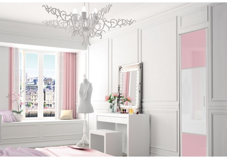 Façade de placard 1 portes pivotante Candy laqué - Kazed : Confort'Mat