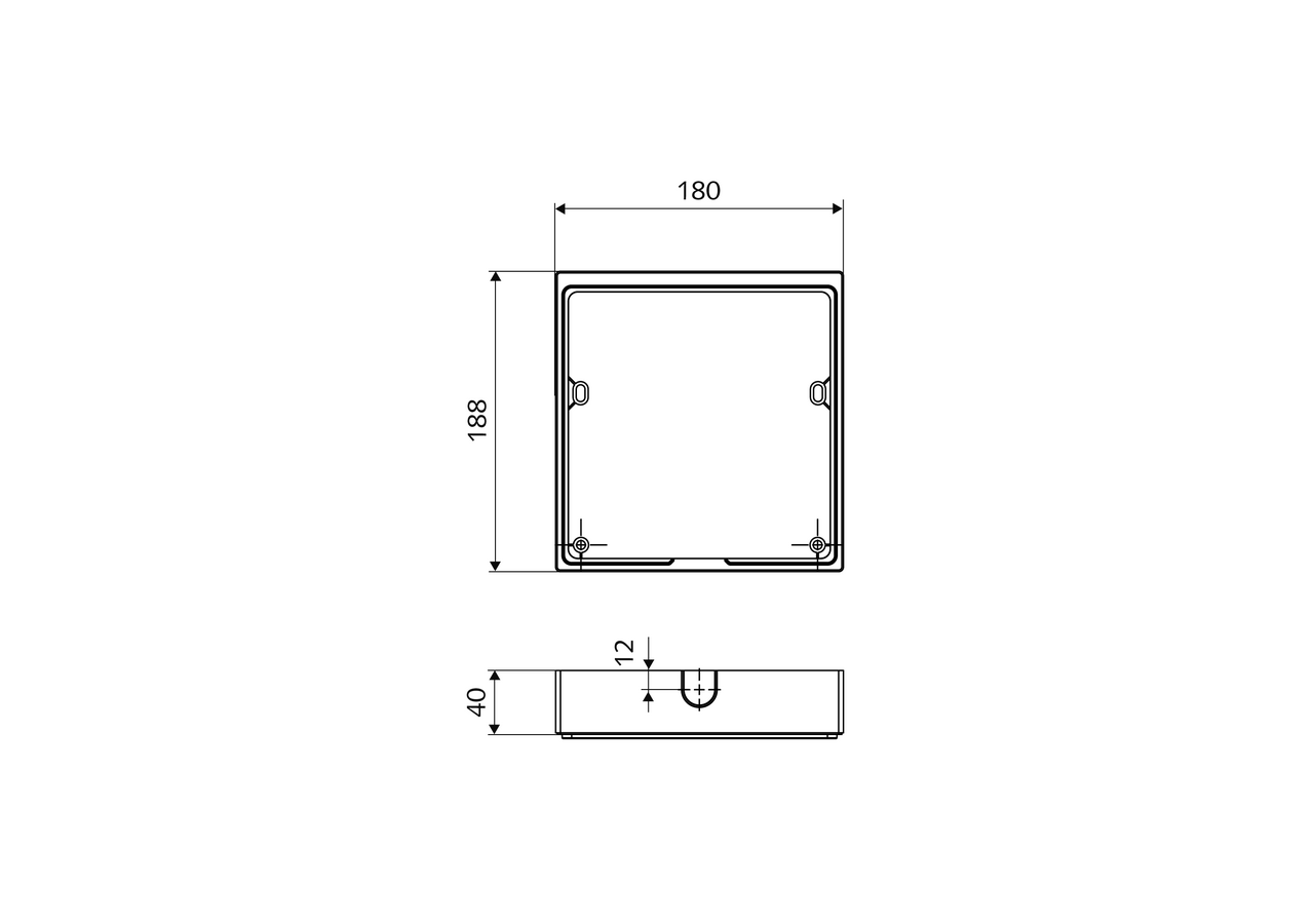Cadre de montage WALIS E - 777400699 - Schell