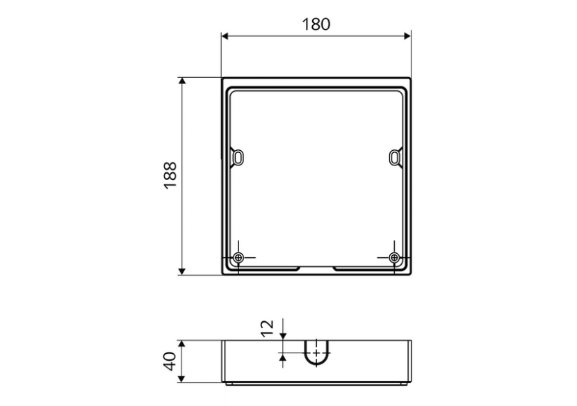 Cadre de montage WALIS E - 777400699 - Schell