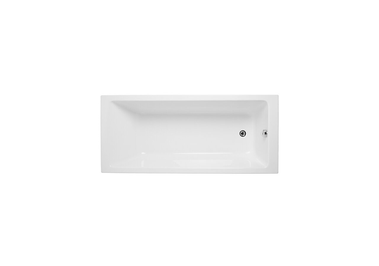 Integra baignoire ergonomique rectangulaire en acryl. 4mm, 170 x 75 cm - 52280001000 - Vitra