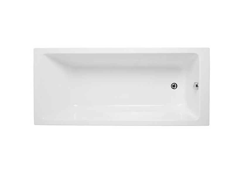 Integra baignoire ergonomique rectangulaire en acryl. 4mm, 170 x 75 cm - 52280001000 - Vitra