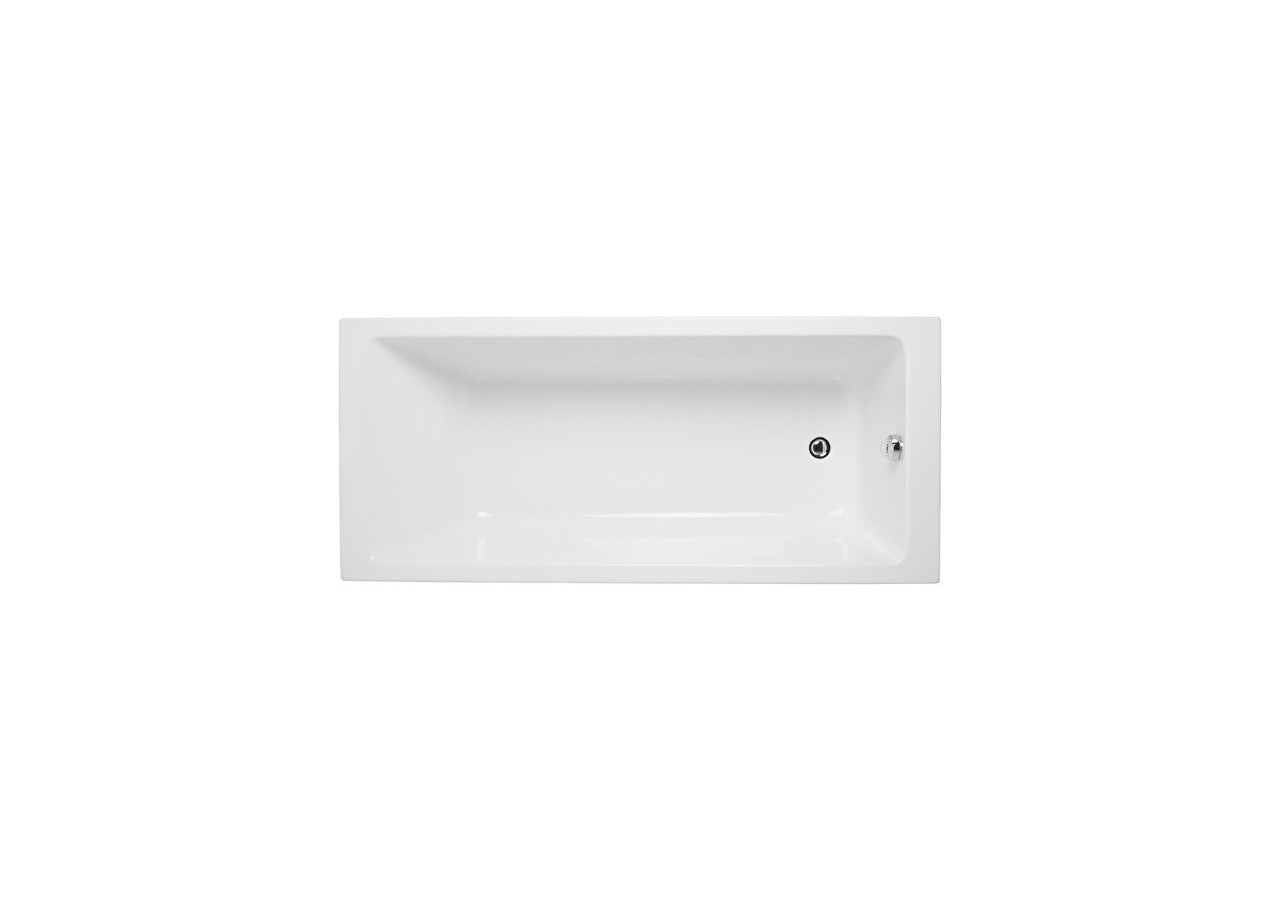 Integra baignoire ergonomique rectangulaire en acryl. 4mm, 160 x 70 cm - 52520001000 - Vitra