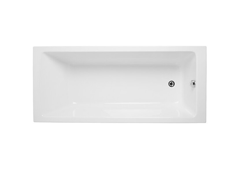Integra baignoire ergonomique rectangulaire en acryl. 4mm, 170 x 70 cm - 52530001000 - Vitra