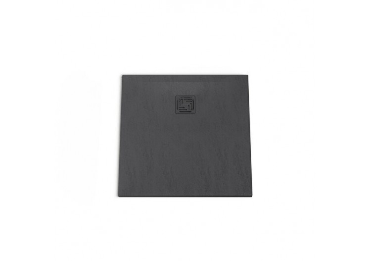 Receveur en pierre de synthèse V-Stone 100x090 Pierre Noir - 59920091000 - Vitra