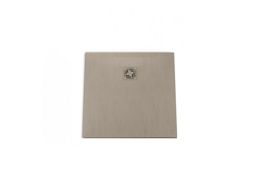Receveur en pierre de synthèse V-Stone 100x70 Rect. Pierre Taupe - 59920096000 - Vitra