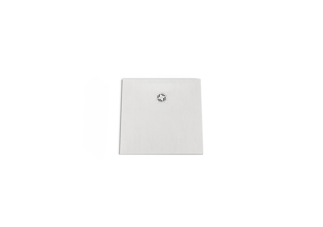 Receveur en pierre de synthèse V-Stone 100x80 Rect. Pierre Blanc - 59920097000 - Vitra