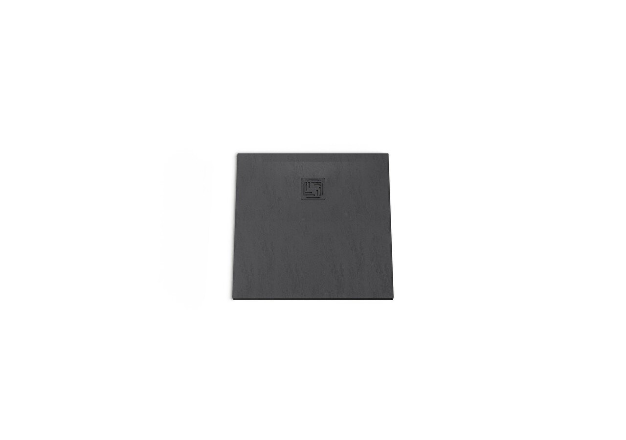 Receveur en pierre de synthèse V-Stone 100x080 Pierre Noir - 59920099000 - Vitra