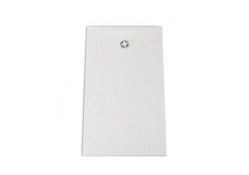 Receveur en pierre de synthèse V-Stone 120x80 Rect. Pierre Blanc - 59920105000 - Vitra