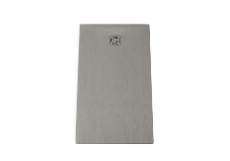 Receveur en pierre de synthèse V-Stone 120x90 Rect. Pierre Gris - 59920110000 - Vitra