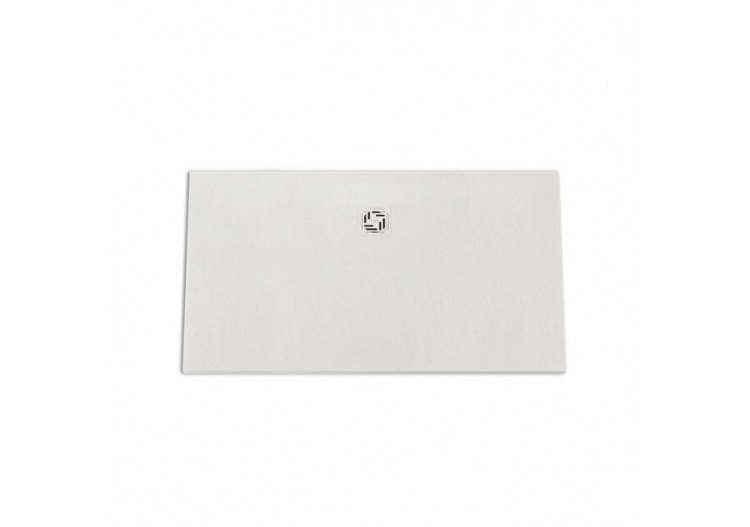 Receveur en pierre de synthèse V-Stone 160x80 Rect. Pierre Blanc - 59920125000 - Vitra