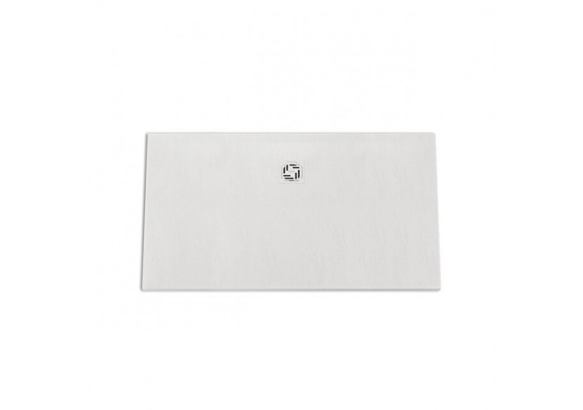 Receveur en pierre de synthèse V-Stone 160x80 Rect. Pierre Blanc - 59920125000 - Vitra