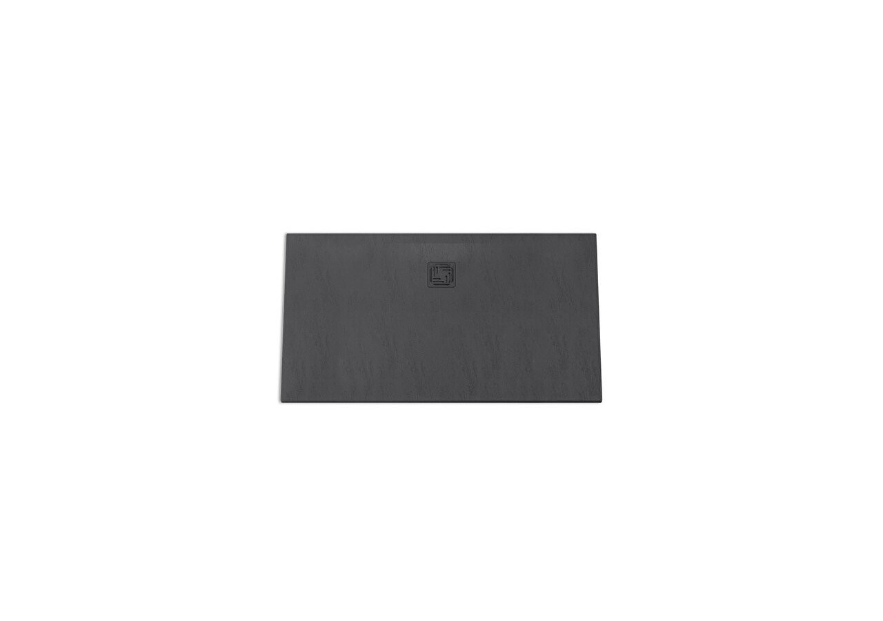 Receveur en pierre de synthèse V-Stone 160x090 Pierre Noir - 59920131000 - Vitra