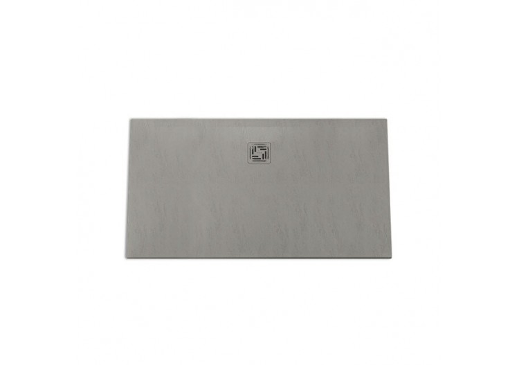 Receveur en pierre de synthèse V-Stone 170x70 Rect. Pierre Gris - 59920134000 - Vitra