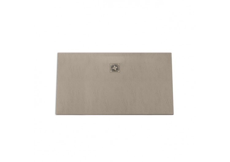Receveur en pierre de synthèse V-Stone 170x80 Rect. Pierre Taupe - 59920140000 - Vitra