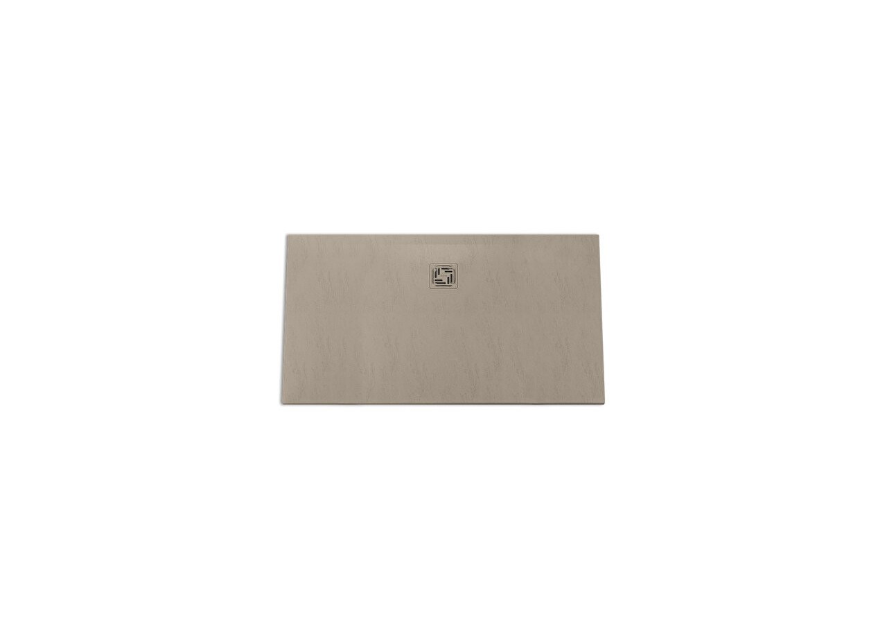 Receveur en pierre de synthèse V-Stone 170x80 Rect. Pierre Taupe - 59920140000 - Vitra