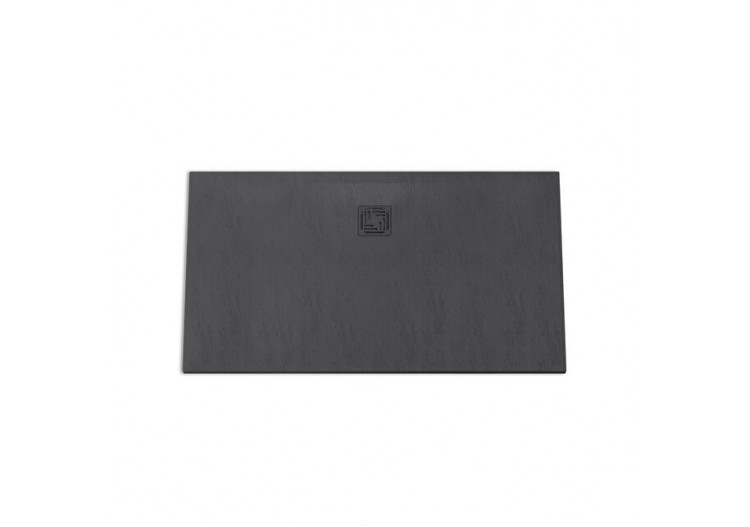 Receveur en pierre de synthèse V-Stone 170x090 Pierre Noir - 59920143000 - Vitra