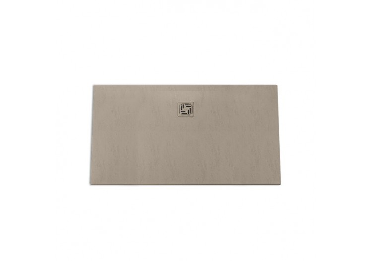 Receveur en pierre de synthèse V-Stone 170x90 Rect. Pierre Taupe - 59920144000 - Vitra