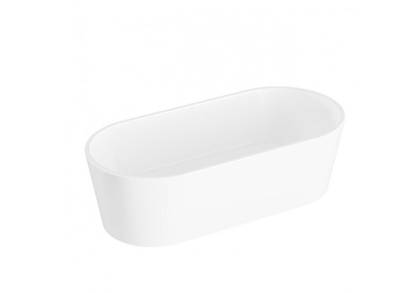 190x90 Baignoire îlot + set de pieds + siphon caché - 65390006000 - Vitra