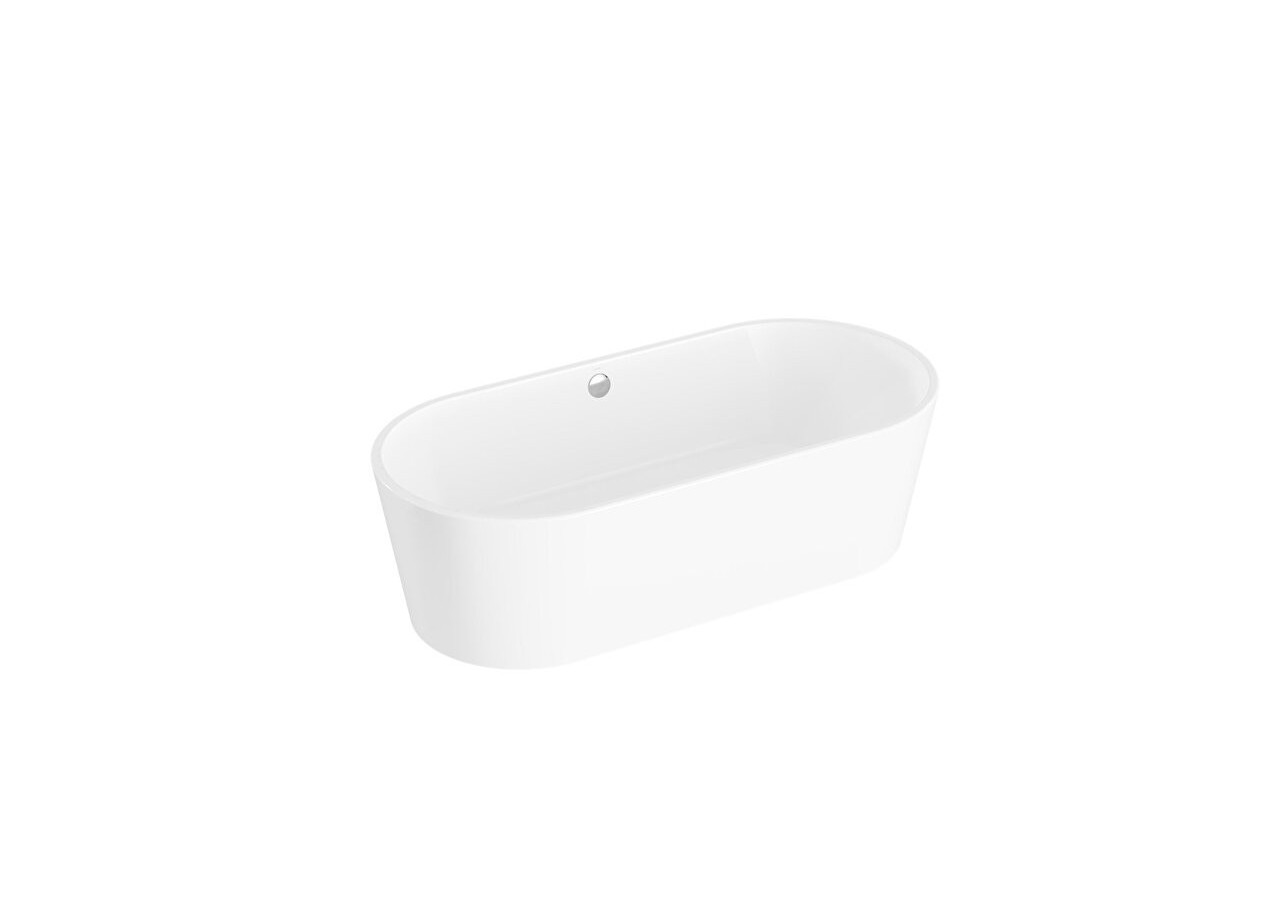 190x90 Baignoire îlot + set de pieds + siphon standard - 65390008000 - Vitra