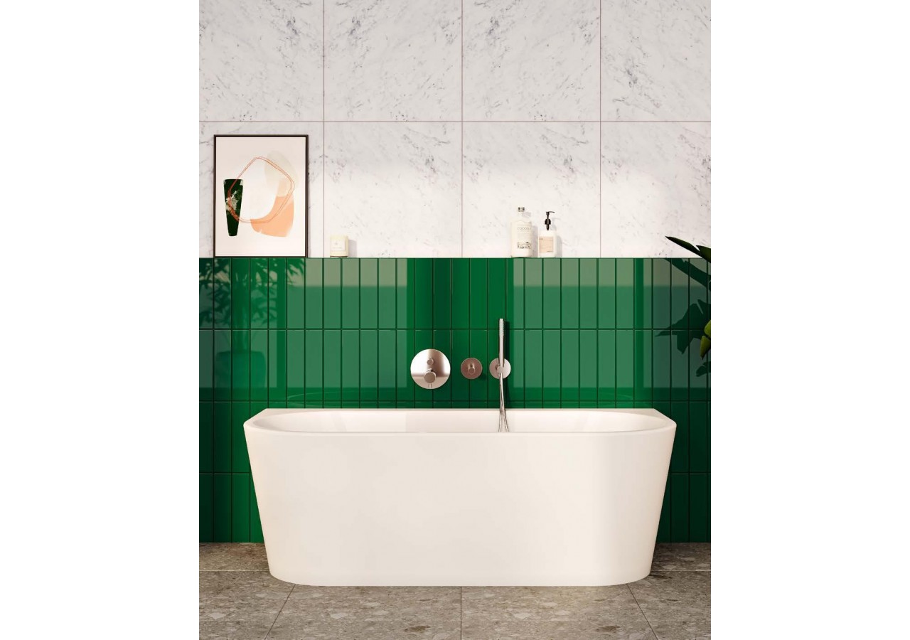 165x75 Baignoire BTW + set de pieds + siphon standard - 65410008000 - Vitra