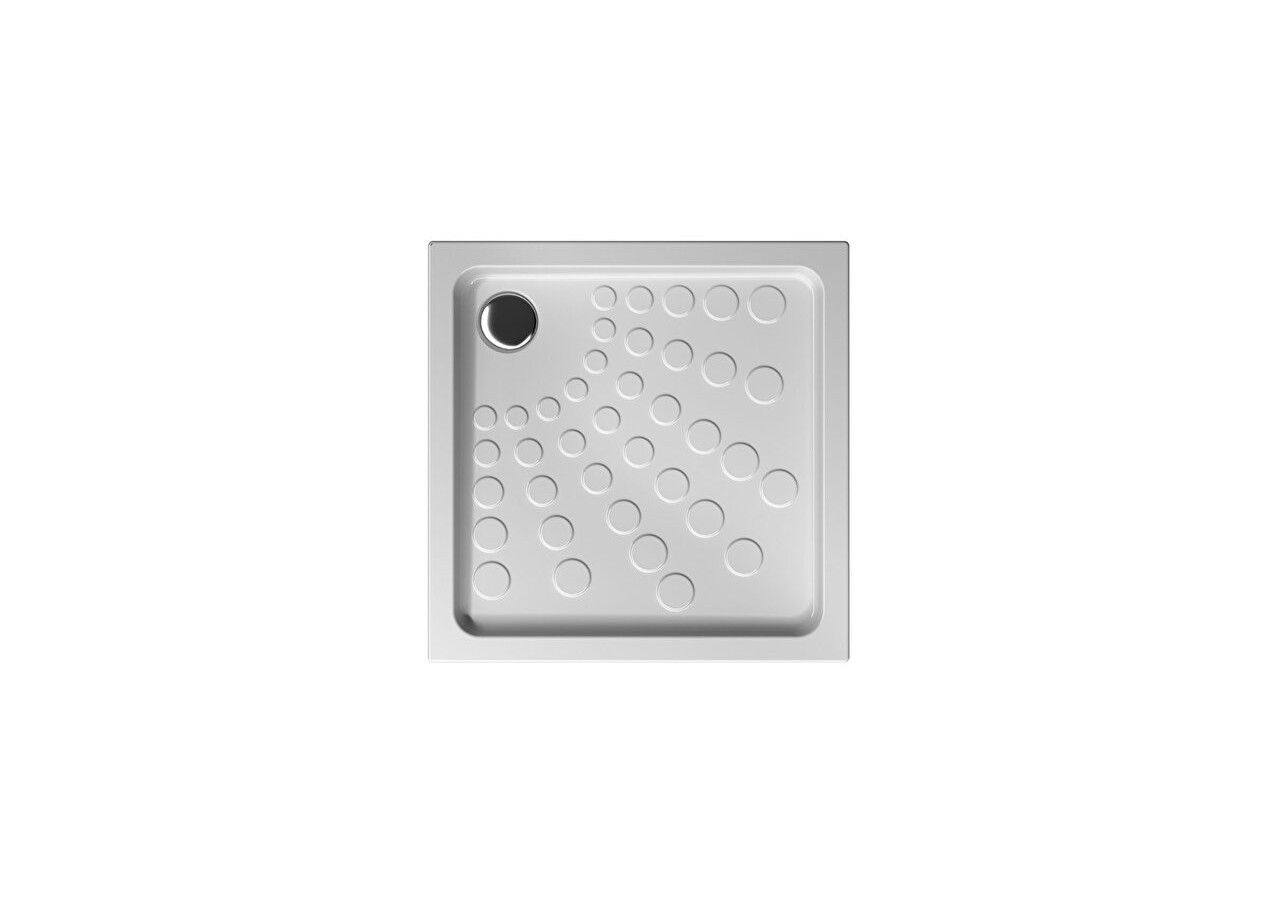 Arkitekt receveur à encastrer ou à poser fond extra plat, 70x70cm - 5735L003M0578 - Vitra