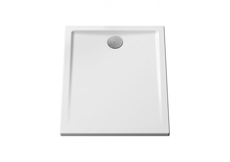 Cascade receveur ultra plat en céramique, 100x80cm, blanc VitrA Antislip - 5763L203M0695 - Vitra
